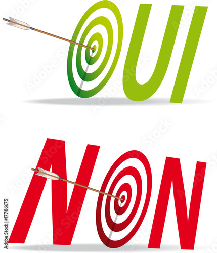 CIBLE choix OUI et NON