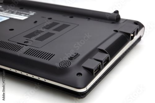 Billede på lærred Laptop underside