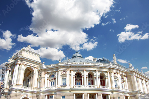 Building of an opera. Exterior opera theatre. Odessa. Ukraine
