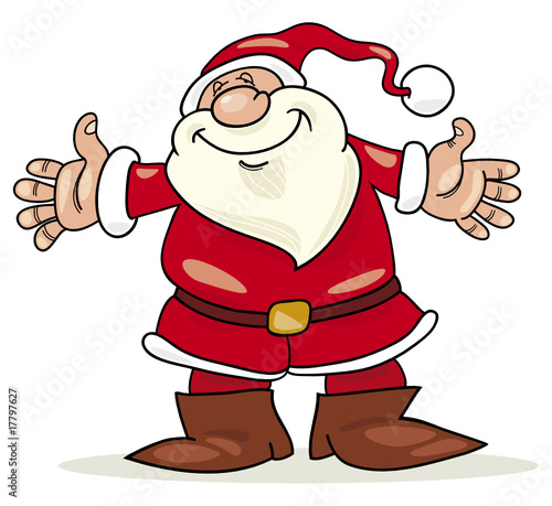 cheerful santa claus