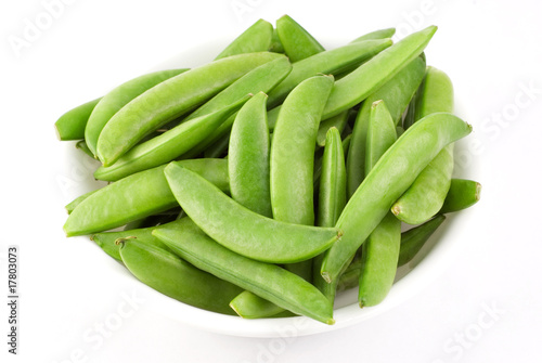 Bowl of Fresh Snow Peas
