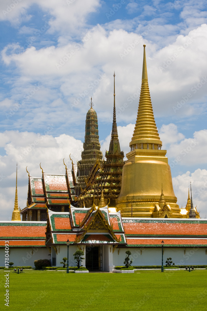 Fototapeta premium The temple in the Grand palace area in Bangkok, Thailand