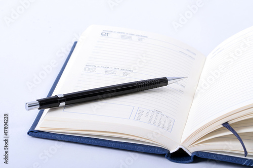 Wallpaper Mural an open notebook with pencil Torontodigital.ca