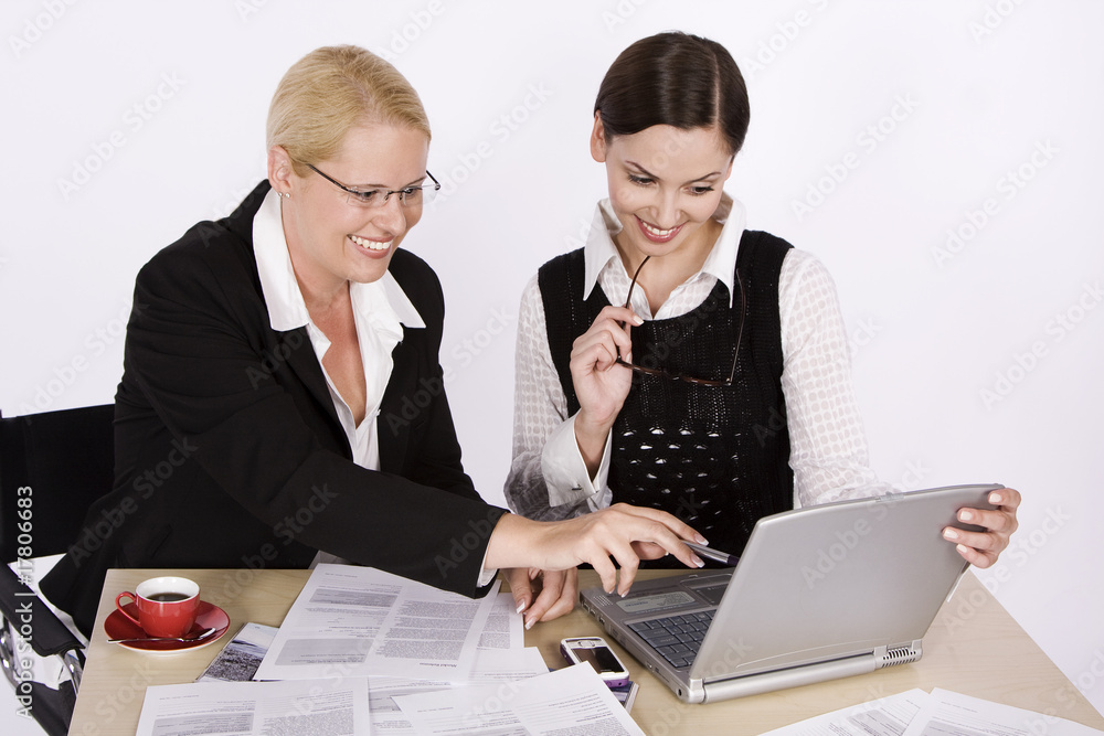 Handsome business woman