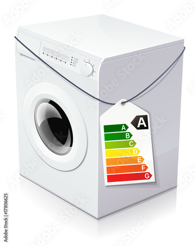 Performance énergétique d'un lave-linge (reflet)