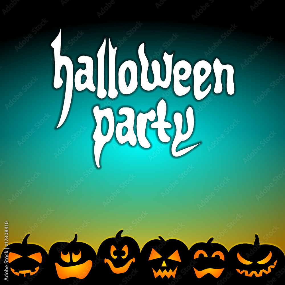 plakat halloween-party III