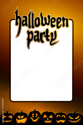 plakat halloween-party I