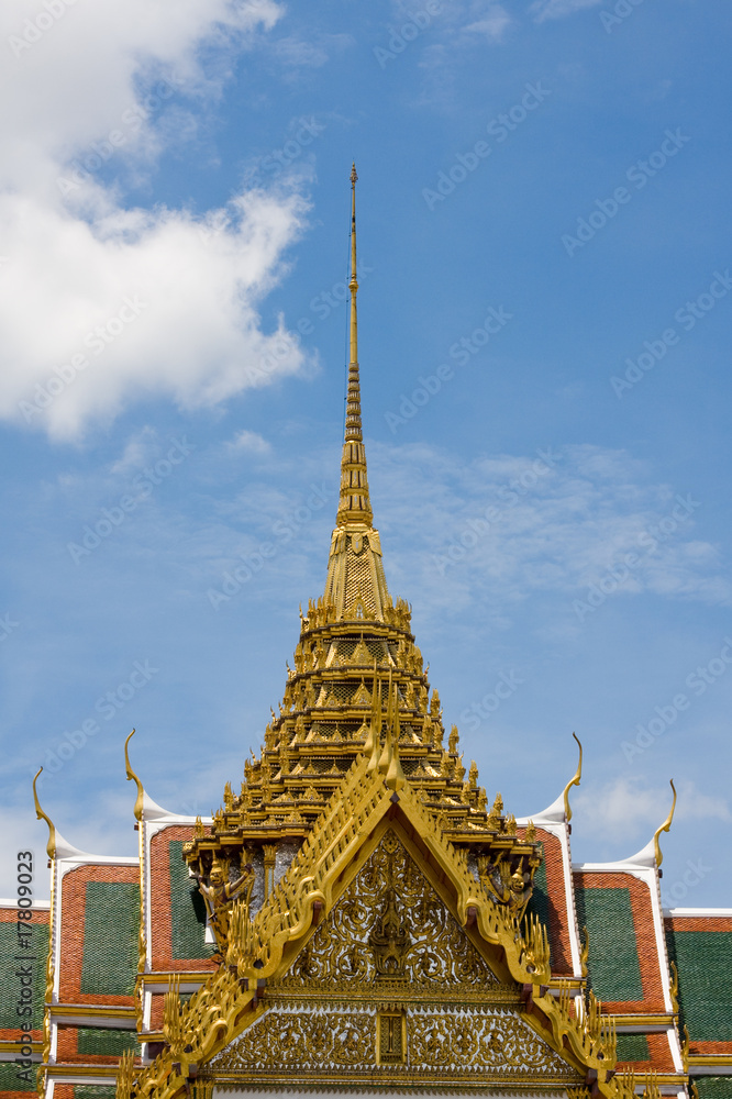 Fototapeta premium The temple in the Grand palace area in Bangkok, Thailand