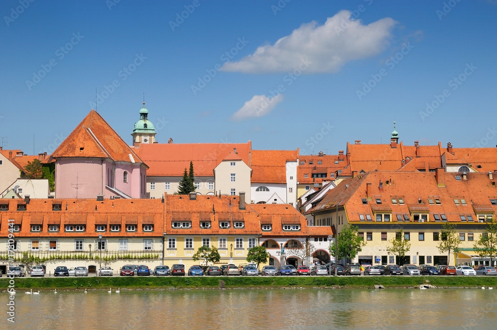 Fototapeta premium Maribor city, Slovenia