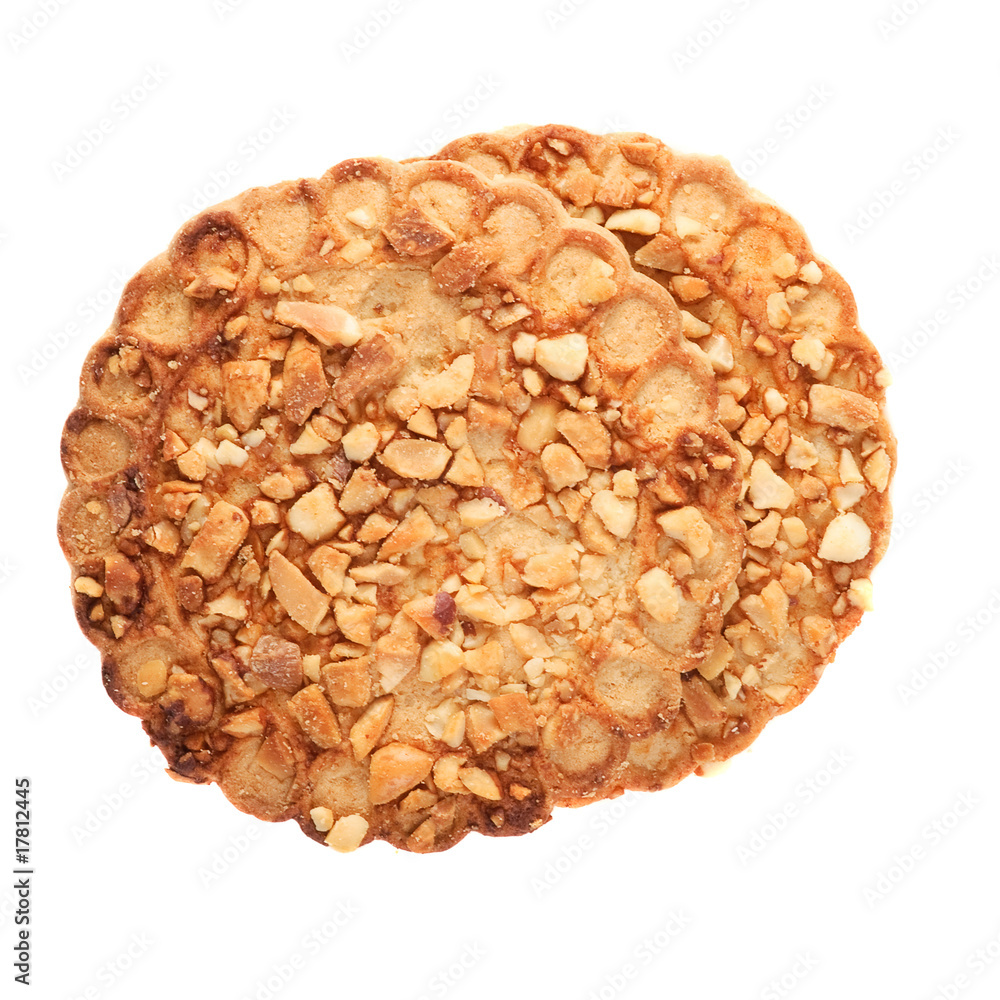 Cookies with a nut crumb. Cookies with a nut crumb.