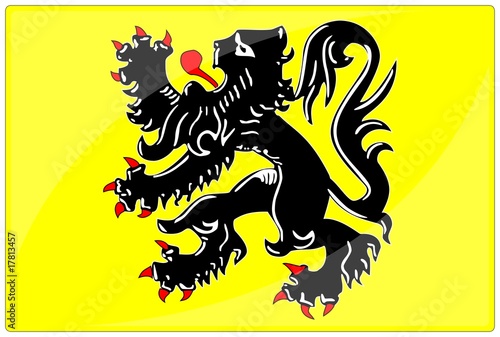 drapeau glassy flandres flanders flag