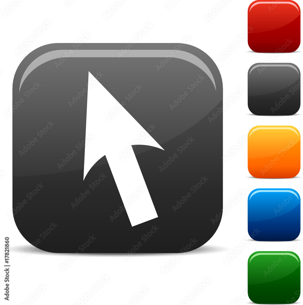 Cursor icon set. Vector illustration Cursor icon set. Vector illustration