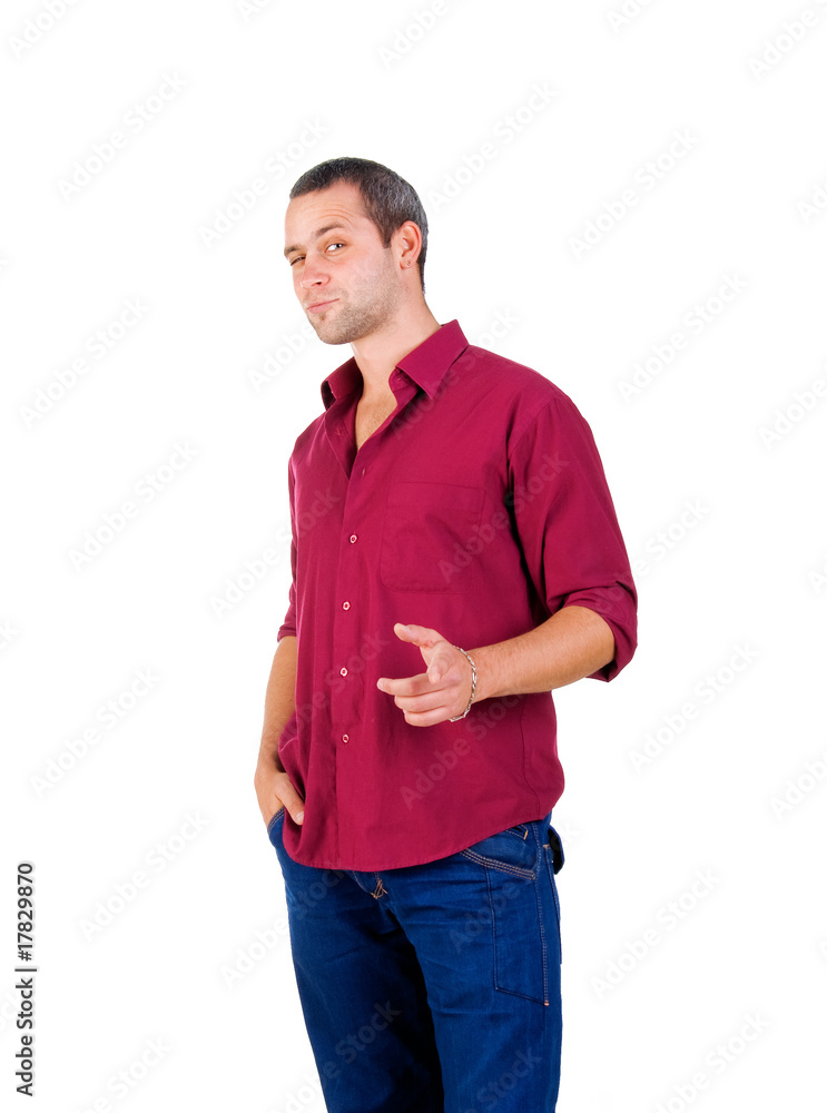 Assertive young men Assertive young men