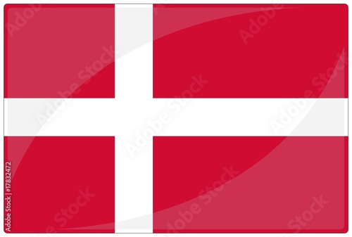 drapeau glassy danemark denmark flag