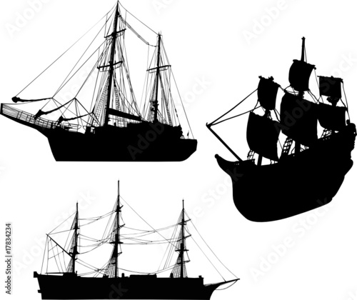 three sailers