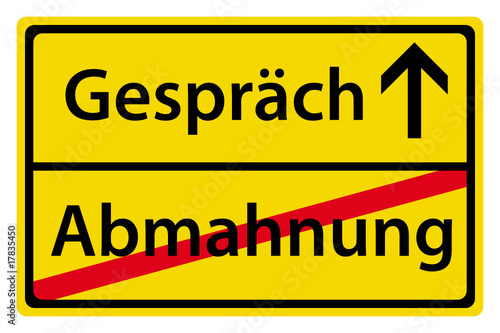 Gespräch statt Abmahnung photo