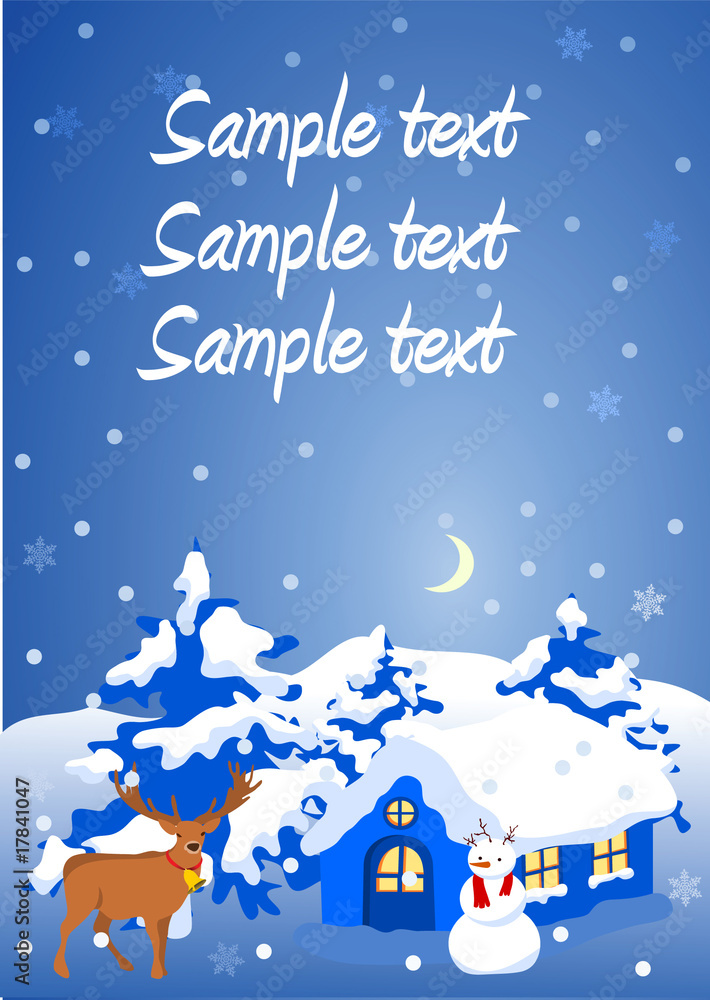 Christmas landscape Christmas landscape