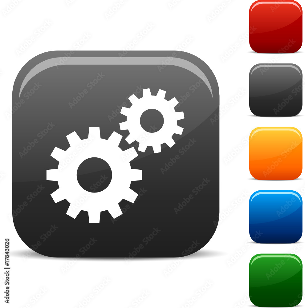 Settings icon set. Vector illustration Settings icon set. Vector illustration