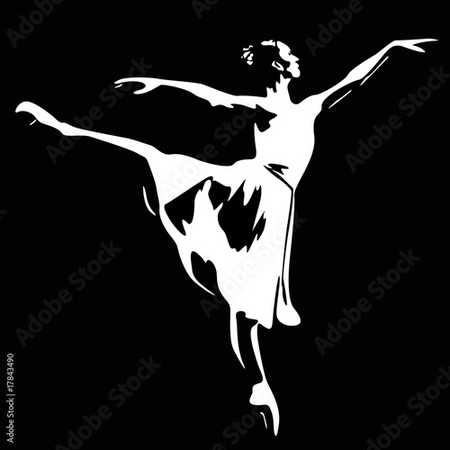 Ballet dancer vector