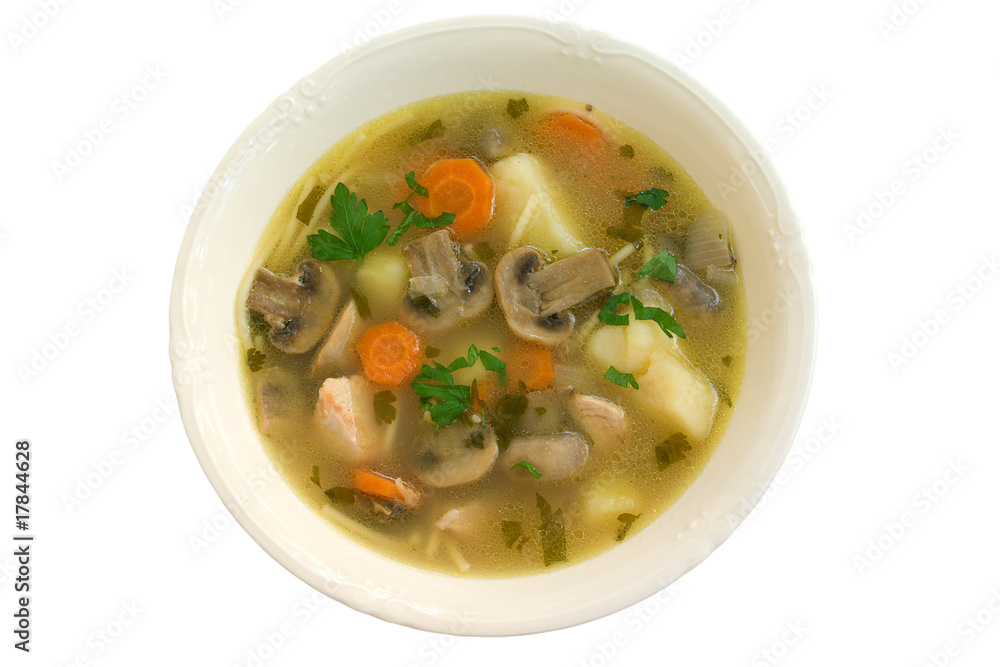 soup with mushrooms