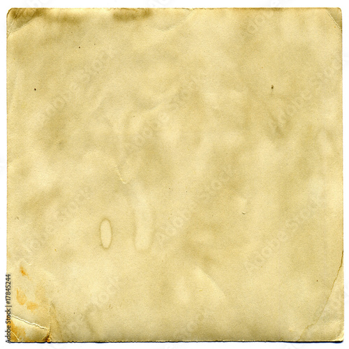 aging photographic paper