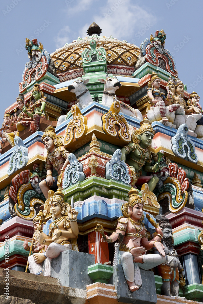 Famous temple in Chennai, India