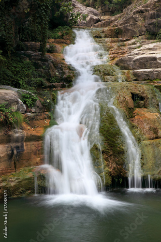 Water falls and cascades of Yun-Tai Mountain China © Gary
