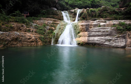 Water falls and cascades of Yun-Tai Mountain China