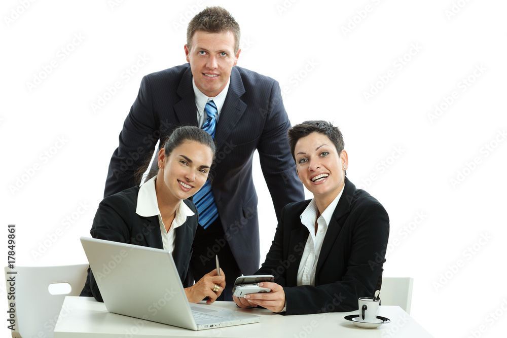 Young businesspeople