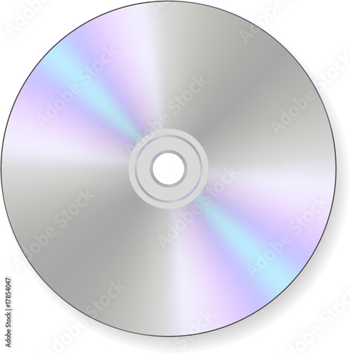 illustration blank cd/dvd