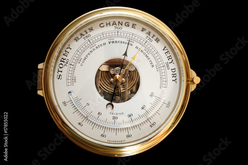 Картината върху платно Barometer Stormy Change Fair Dry