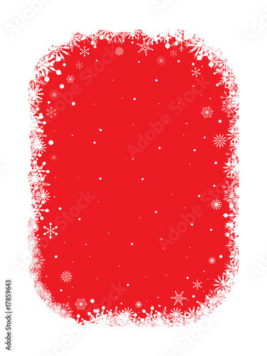 Red Christmas border