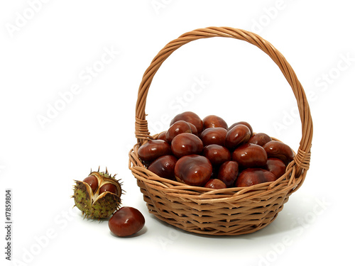 Chestnuts in the basket