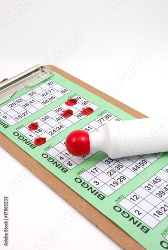 playing bingo