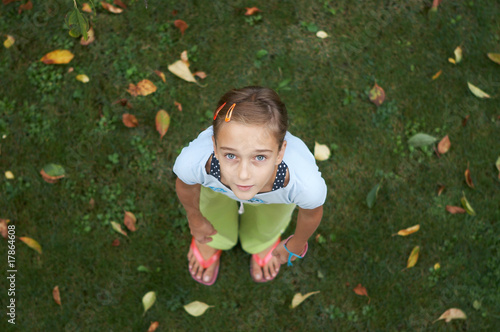 Young girl on the grass © Gordana Sermek