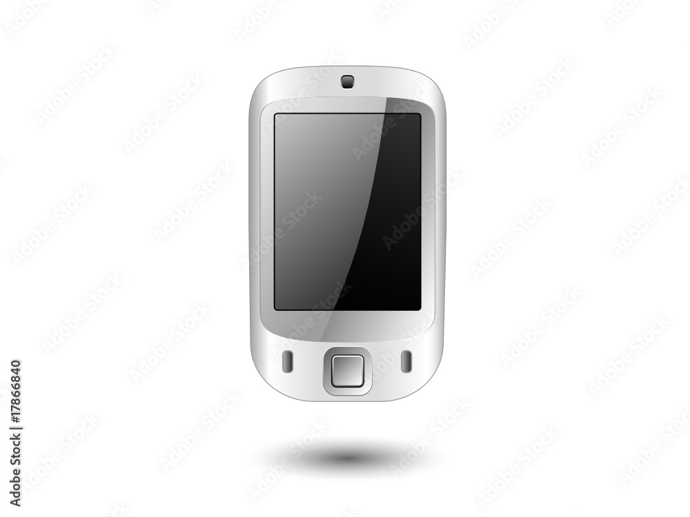 Mobile phone editable vector illustration Mobile phone editable vector illustration