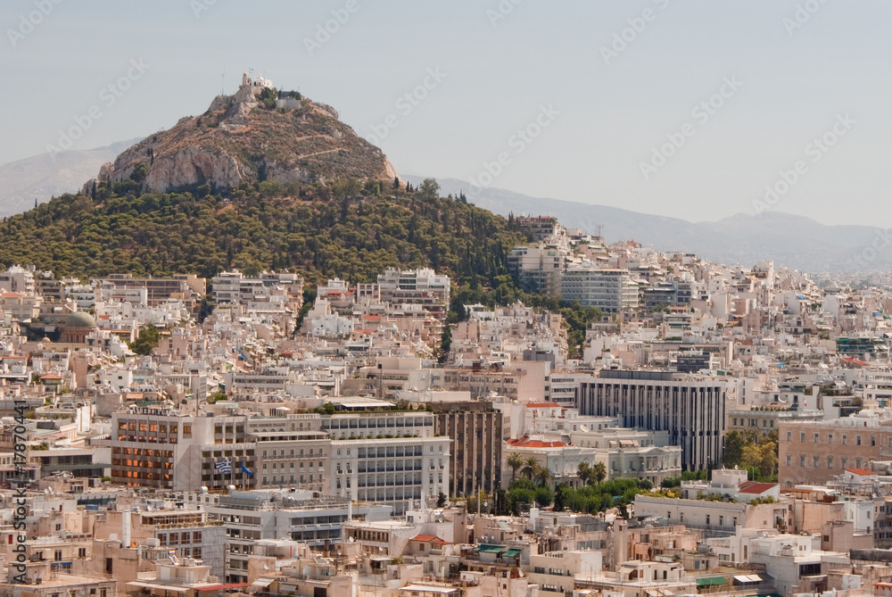 Naklejka premium Athens from the Parthenon