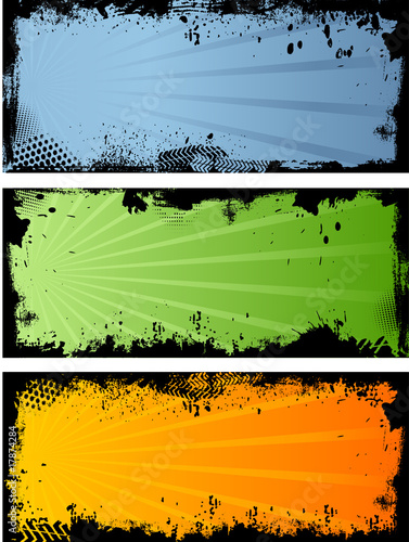 grunge borders