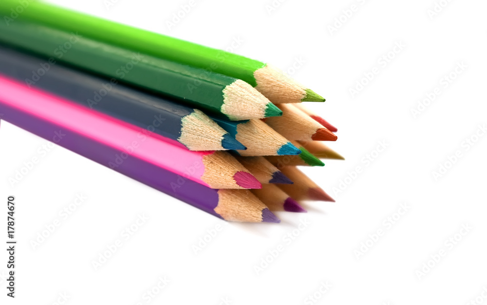 Multicolored pencils Multicolored pencils