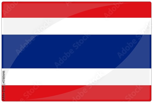 drapeau glassy thailande thailand flag
