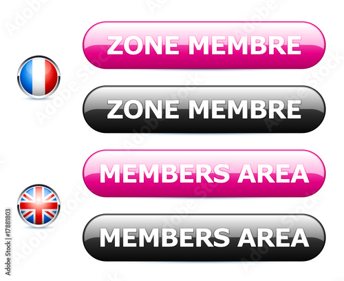 icône internet zone membre / members area