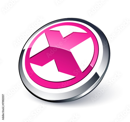 icône internet X / contenu pornographique