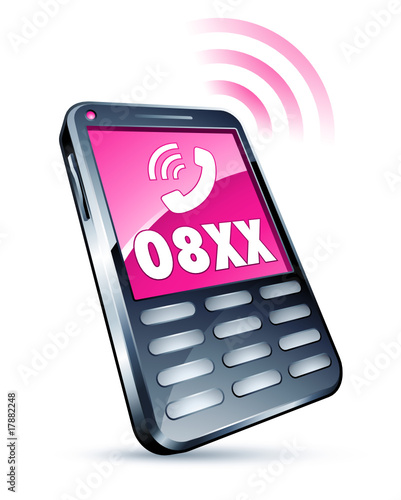 téléphone rose X