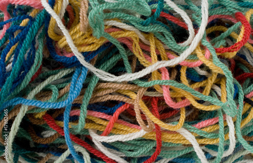Tangle of Wool. Suitable for use as background.