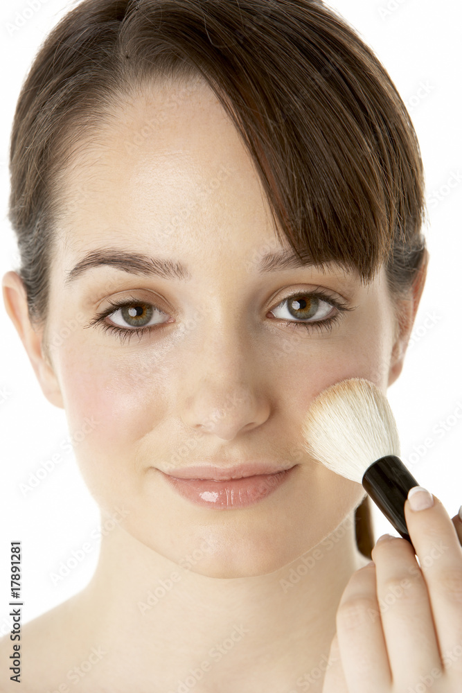 Teenage Girl Applying Make Up Teenage Girl Applying Make Up