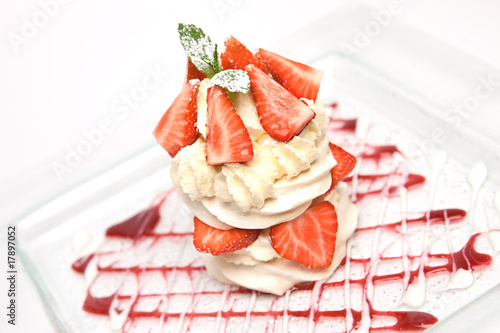 Strawberry Pavlova