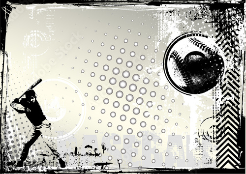 Photography baseball grunge background