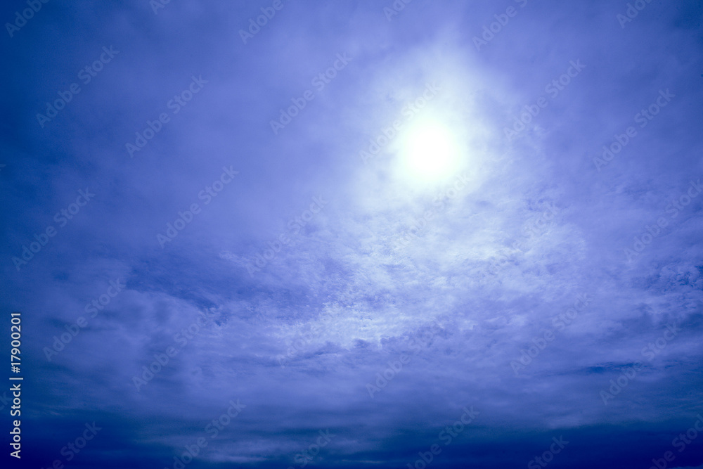 ciel : nuages et soleil