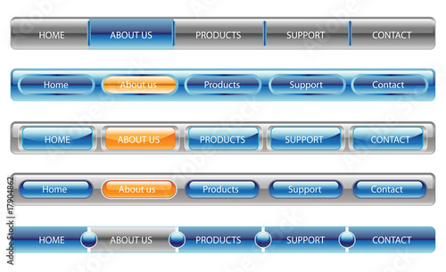 website navigation templates