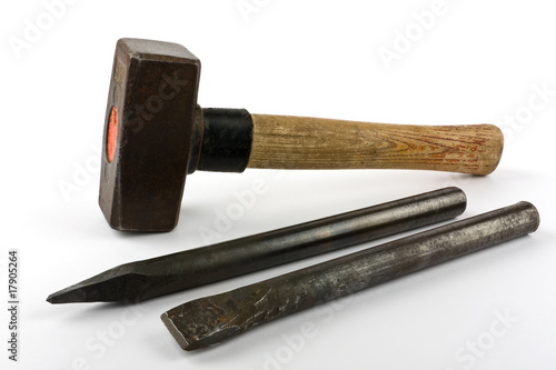 Hammer und Meißel-1 Stock Photo | Adobe Stock